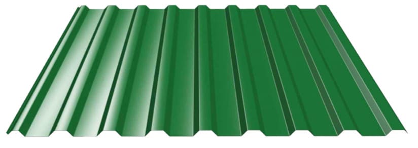 Профнастил ПК-20 RAL 6005 (Зеленый) от 30 см - до 12 м — Торез